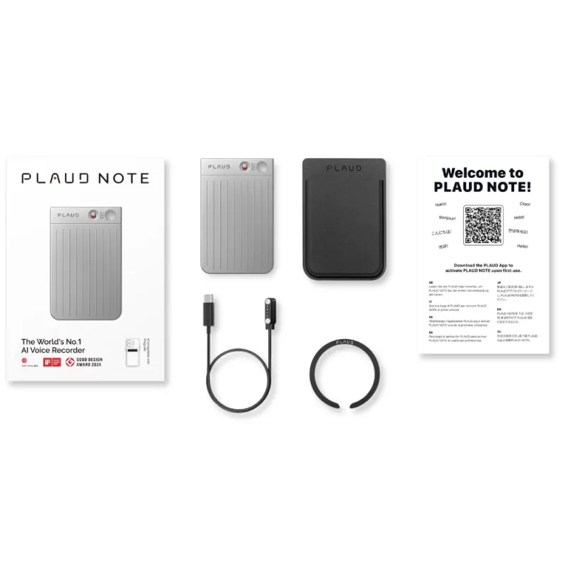 Grabador de Voz Plaud Note NB-100 Bluetooth - Silver