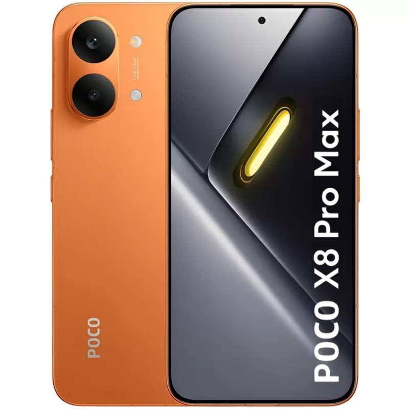 Smartphone Xiaomi Poco X8 Pro Max DS 5G 6.83" 12/256GB - Orange