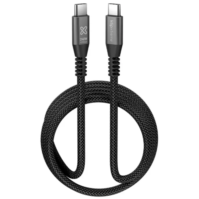 Cable USB-C Klipxtreme PowerGo 850 KAC-850-6FT 240W (1.8m) - Black