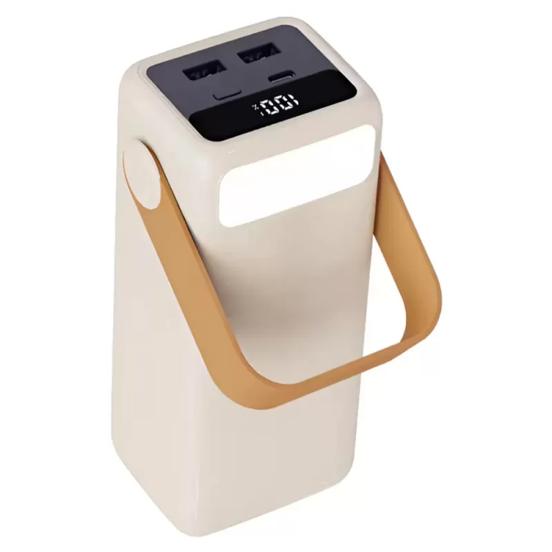 Cargador Portátil G-Tide PowerOasis 40.000mAh 22.5W LED - Beige