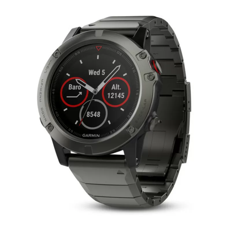 Reloj GPS Garmin Fenix 5X 010-01733-04  Sapphire Metal Band Slate Gray