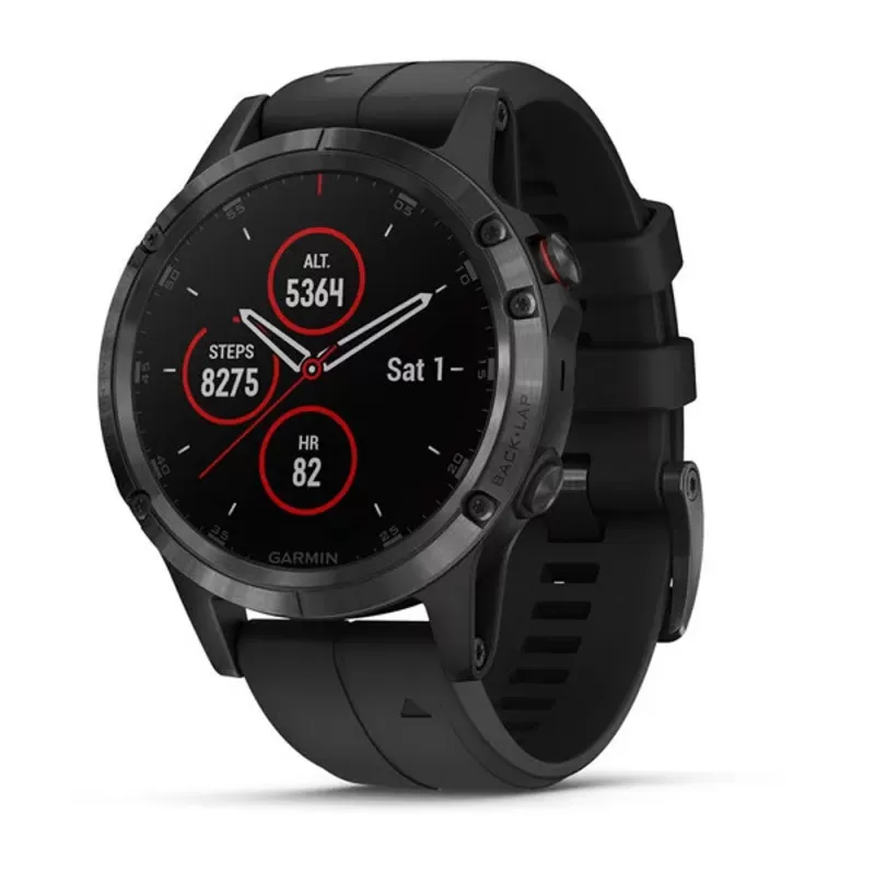 Reloj GPS Garmin Fenix 5 Plus Sapphire Edition Negro