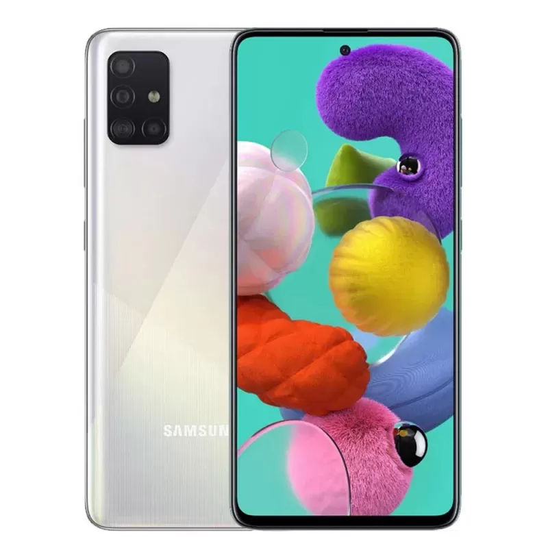 Smartphone Samsung Galaxy A51 SM-A515F DS 4/128GB - Prism Crush White (GAR. PY/UY/ARG)