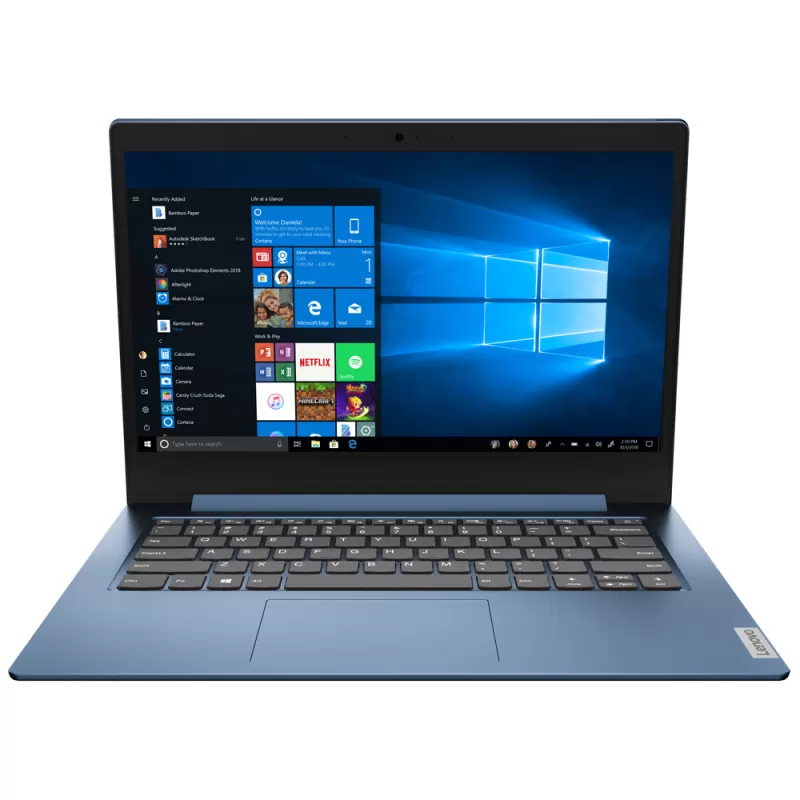 Notebook Lenovo IdeaPad 1 14IGL05 81VU000JUS de 14 conIntel Pentium Silver N5030/4GB RAM/128GB SSD/W10 - Ice Blue