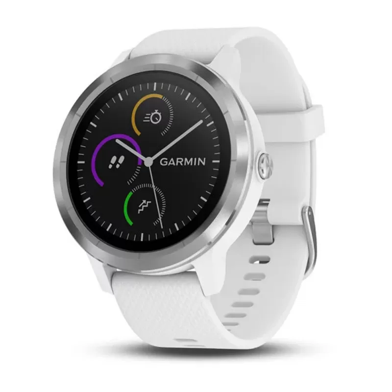Reloj GPS Garmin Vivoactive 3 Blanco/Plata