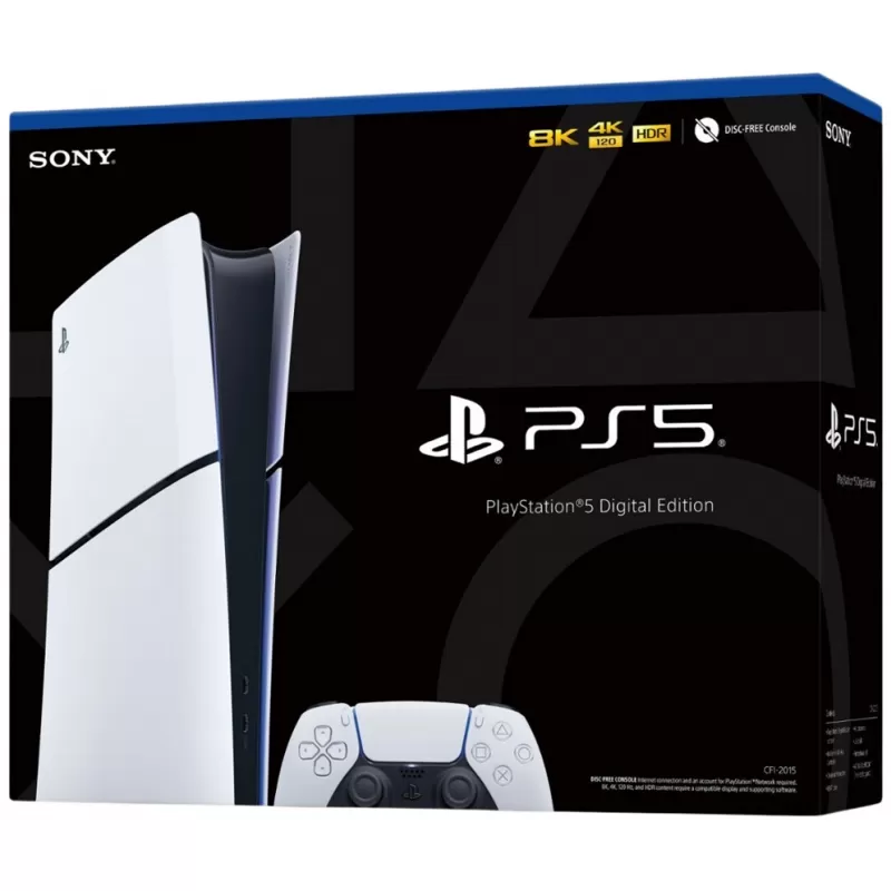 Consola Sony PlayStation 5 Slim CFI-2015 Digital 1TB SSD - Black/White (Caja Fea)