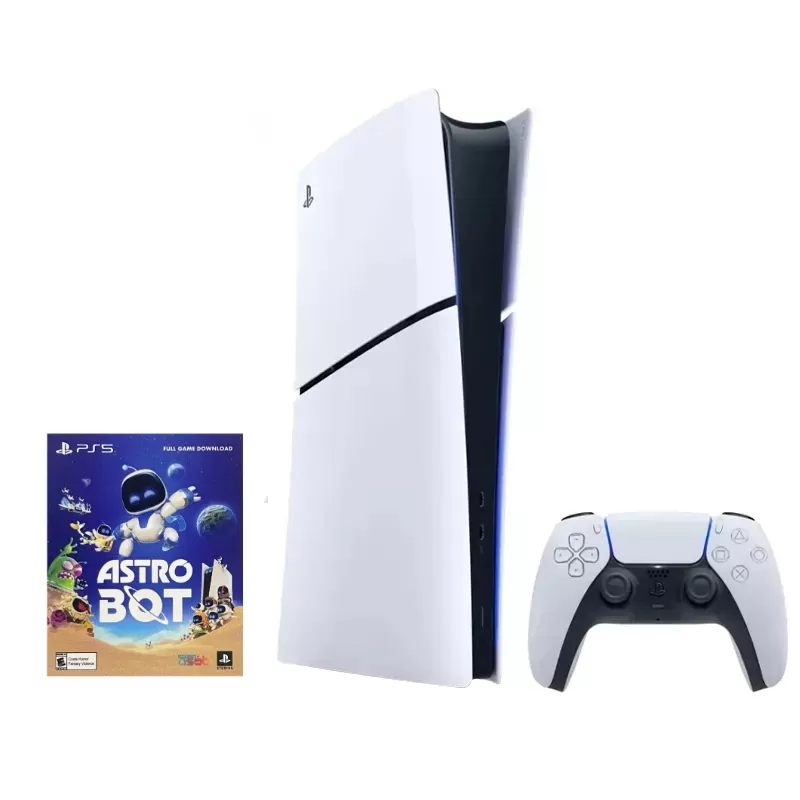 Consola Sony PlayStation 5 Slim CFI-2015 Digital 1TB SSD Astro Bot Bundle - White/Black