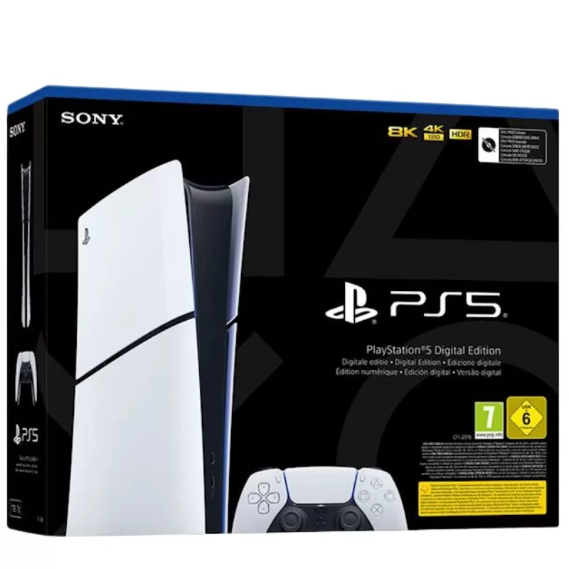 Consola Sony PlayStation 5 Slim Digital CFI-2016 1TB SSD - White/Black