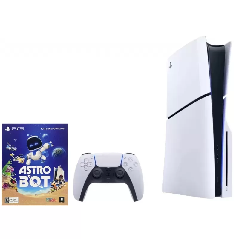 Consola Sony PlayStation 5 Slim CFI-2015 Disk 1TB SSD Astro Bot Bundle - White/Black