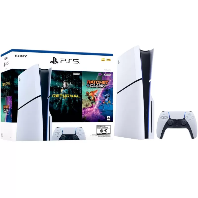 Consola Sony PlayStation 5 Slim CFI-2015 Disk 1TB SSD + Juego Returnal / Ratchet & Clank: Rift Apart