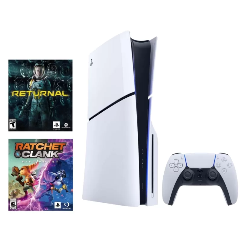 Consola Sony PlayStation 5 Slim CFI-2015 Disk 1TB SSD + Juego Returnal / Ratchet & Clank: Rift Apart