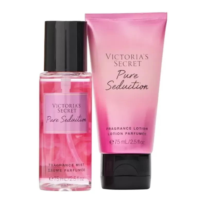 Kit Victoria's Secret Pure Seduction Body Lotion 75mL + Body Mist 75mL