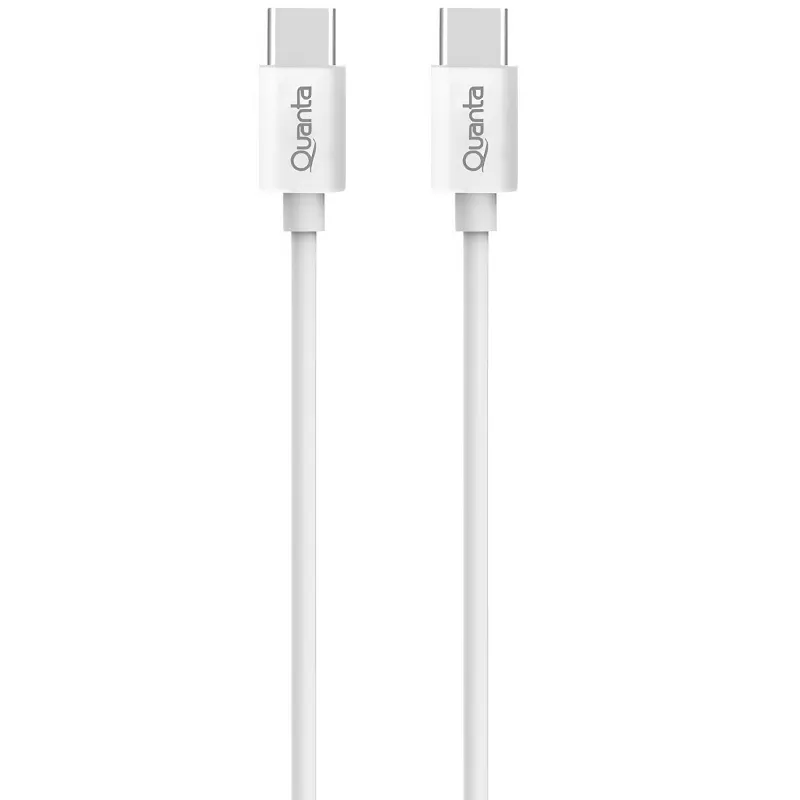 Cable Quanta QTCTC70 USB-C | USB-C 1m - White