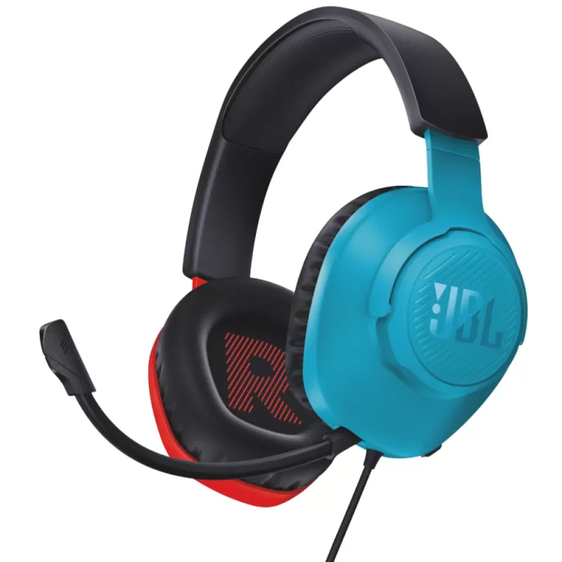 Auricular Gaming JBL Quantum 100N - Blue/Red