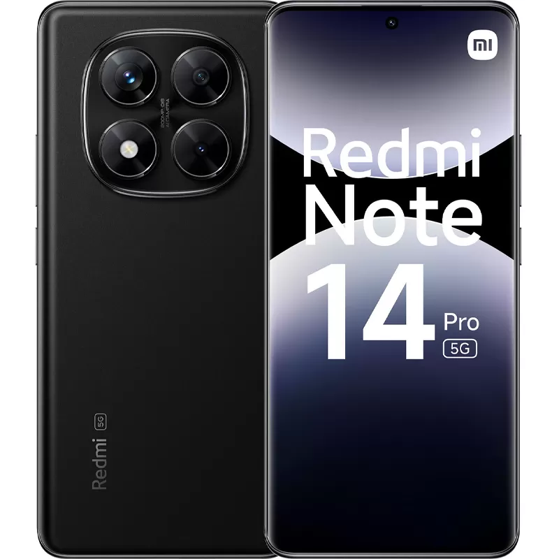 Smartphone Xiaomi Redmi Note 14 Pro 5G DS 6.67" 12/256GB - Midnight Black