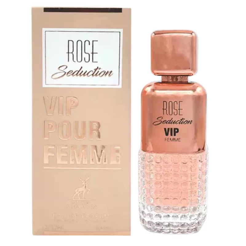 Perfume Maison Alhambra Rose Seduction VIP Pour Femme EDP Femenino - 100mL Perfume Maison Alhambra Rose Seduction VIP Pour Femme EDP Femenino - 100mL