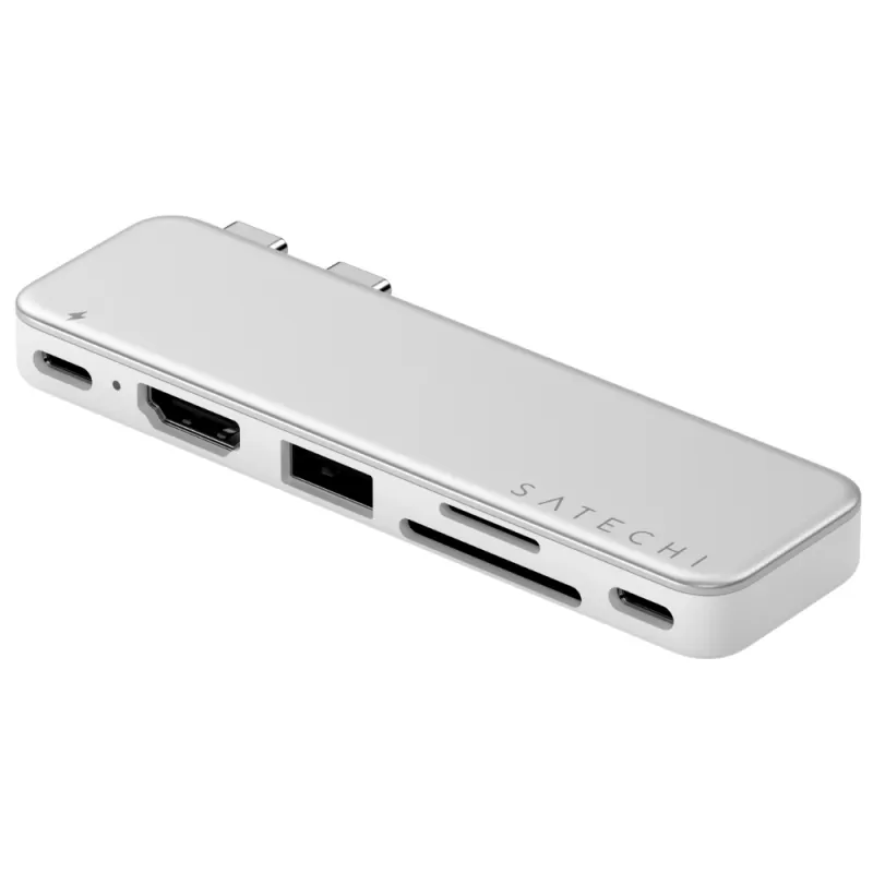 Hub Satechi Snap ST-HUSNS USB-C 6 en 1 - Silver