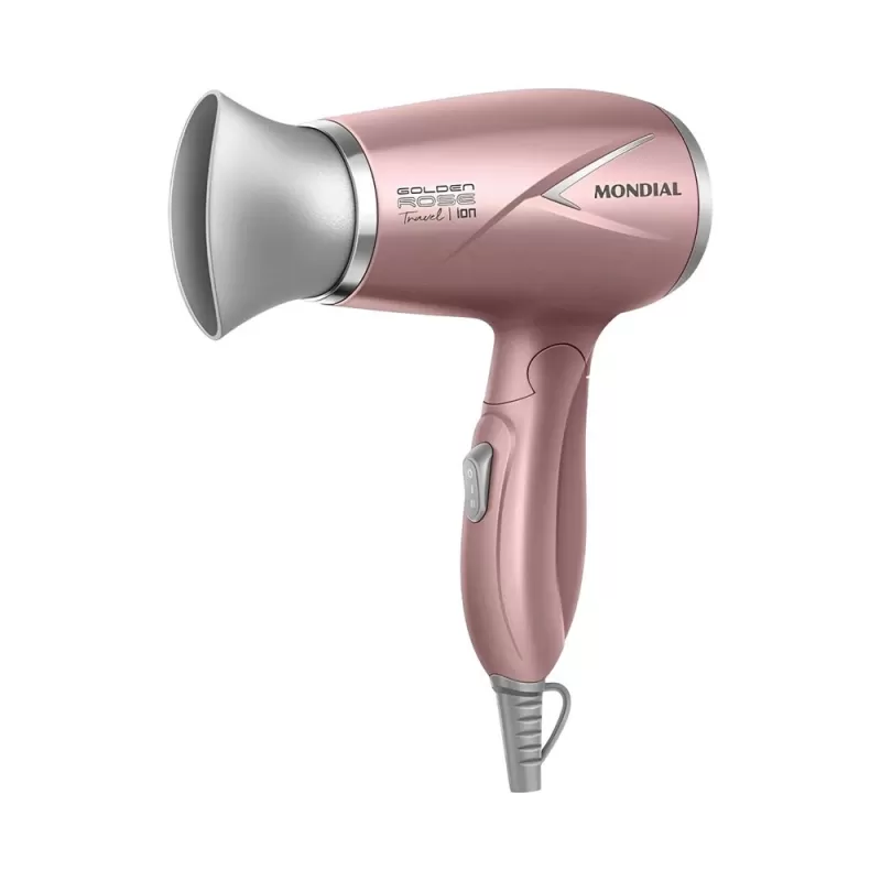 Mini Secador Mondial Golden Rose Travel SC-47-GR 1...