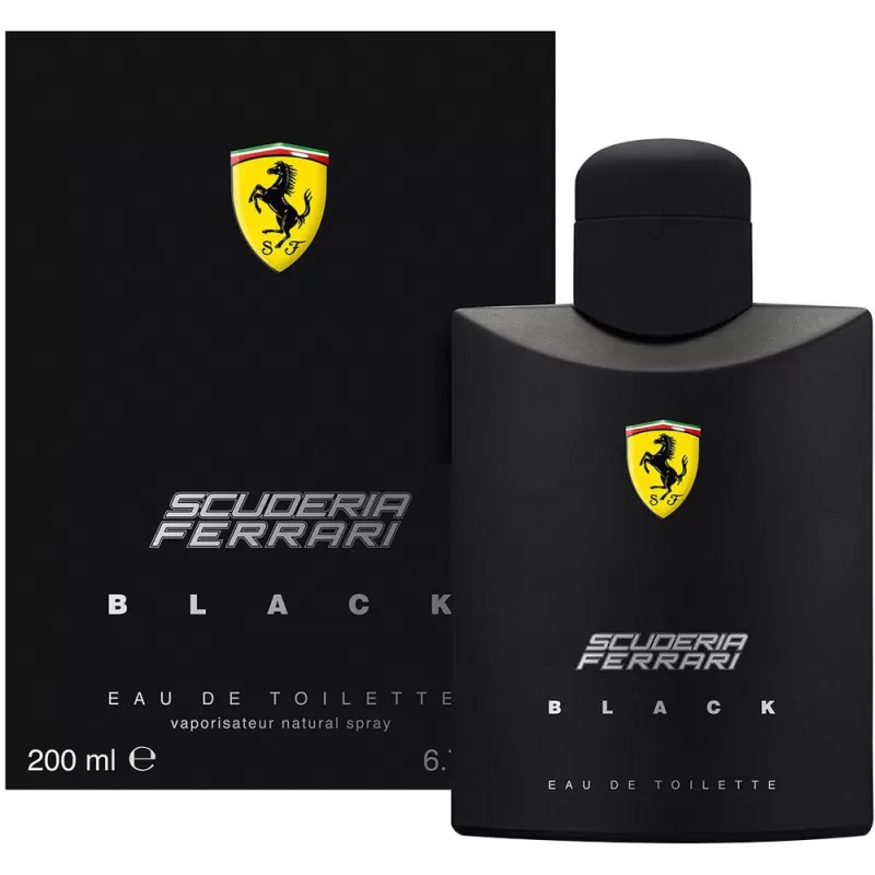 Perfume Ferrari Scuderia Black EDT Masculino - 200...