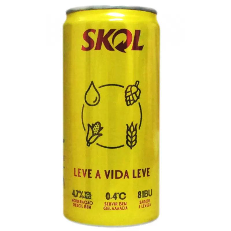 Cerveza Skol Pilsen - 269ml (Lata)