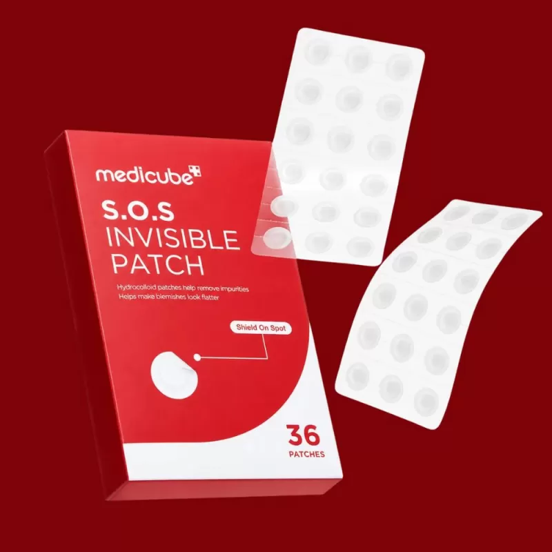 Parche Facial Medicube S.O.S Invisible - 36 Patches
