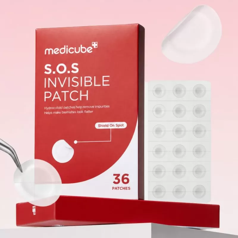 Parche Facial Medicube S.O.S Invisible - 36 Patches
