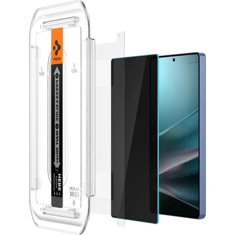 Pelicula Spigen para Galaxy S25 Ultra AGL09221 GlastR EZ Fit Privacy (2 Pack)
