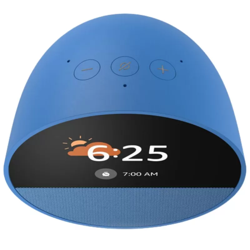 Speaker Smart Amazon Echo Spot Clock with Alexa - Blue