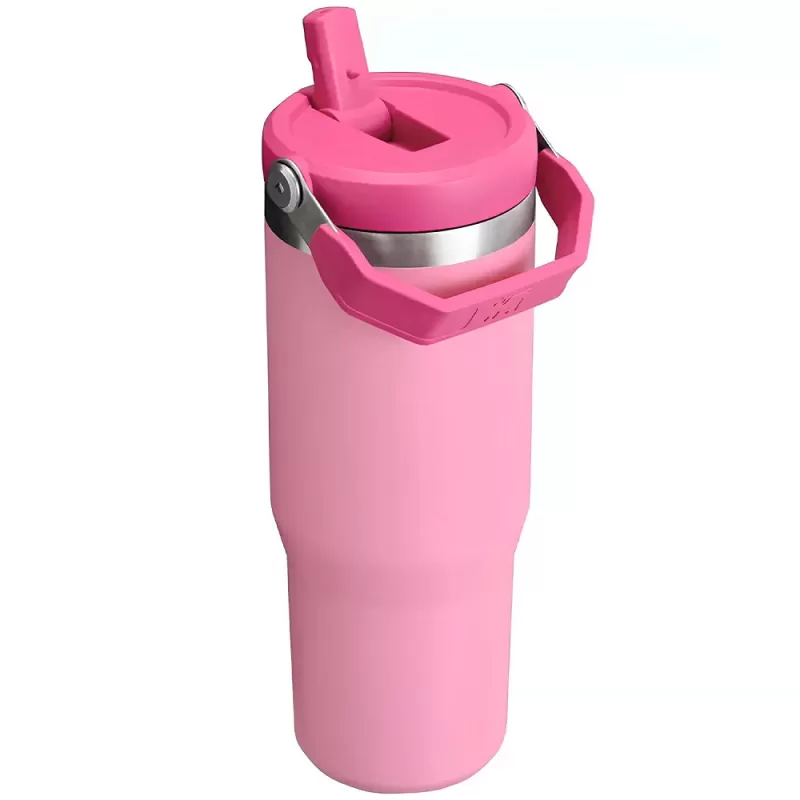Termo Stanley The IceFlow Flip Straw Tumbler 887mL - Peony