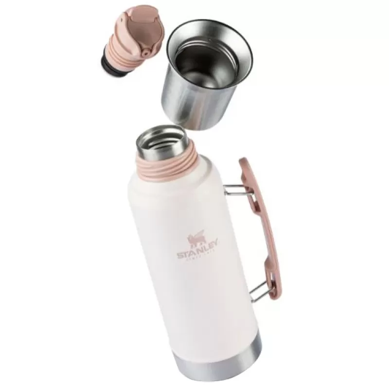 Termo Stanley Classic The High Precision Flow Mate System 1.2L - Rose Quartz