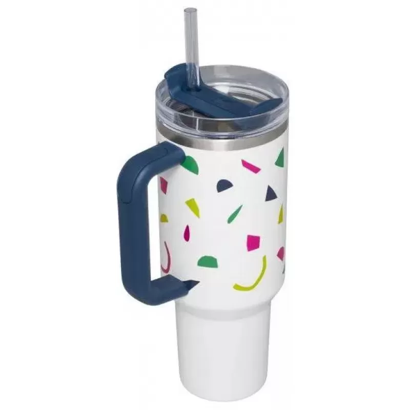 Vaso Térmico Stanley The Flowstate Quencher H2.0 Tumbler 1.18L - Abstract Geos
