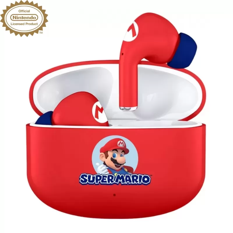 Auricular OTL Technologies Kids SM1155 Bluetooth - Super Mario Red