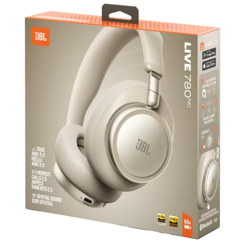 Auricular JBL Live 780NC Bluetooth - Sand