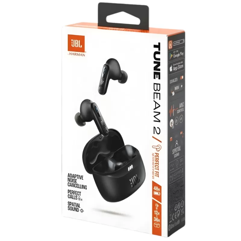 Auricular JBL Tune Beam 2 Bluetooth - Black