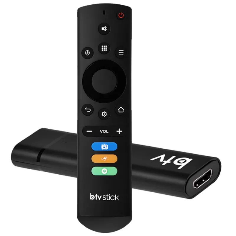 Receptor TV Box BTV Stick ES13 4K UHD 1/8GB Wi-Fi - Black
