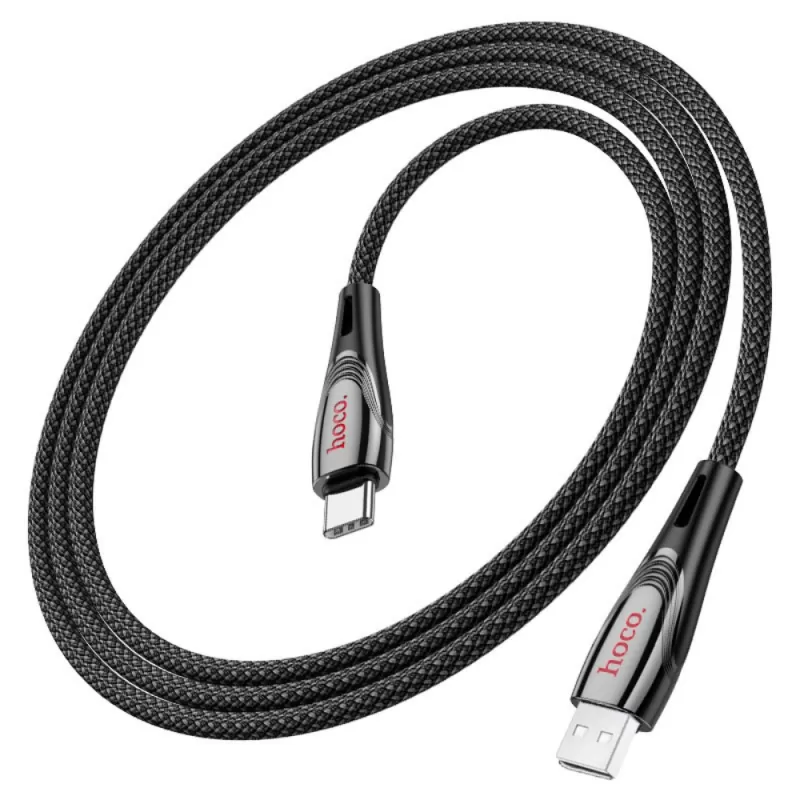 Cable Hoco USB-A/ USB-C U133 (1.2m) - Black