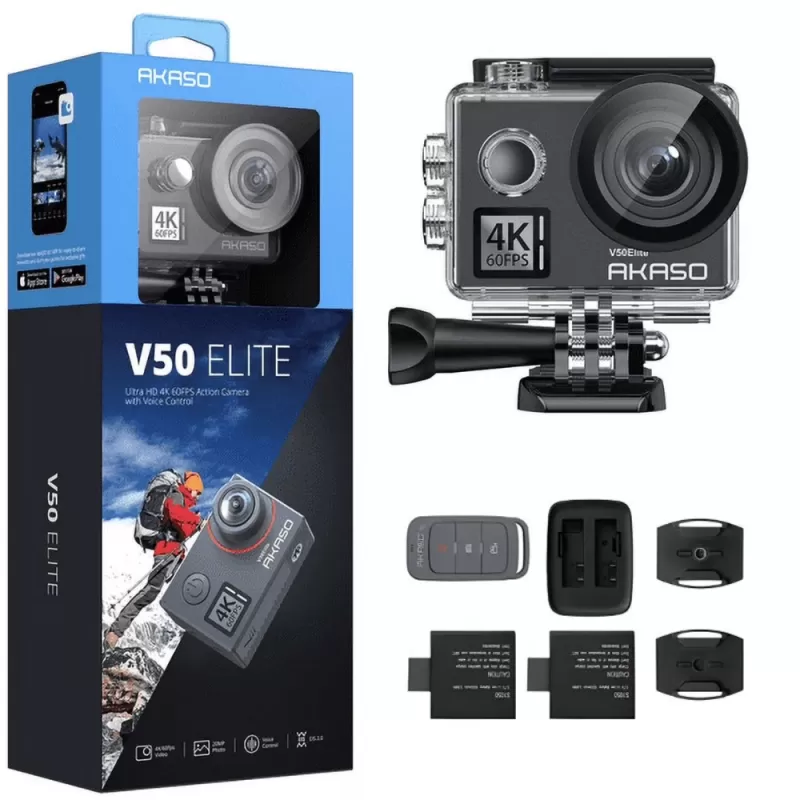 Cámara de Acción Akaso V50 Elite 20MP 4K Wi-Fi - Gray Cámara de Acción Akaso V50 Elite 20MP 4K Wi-Fi - Gray