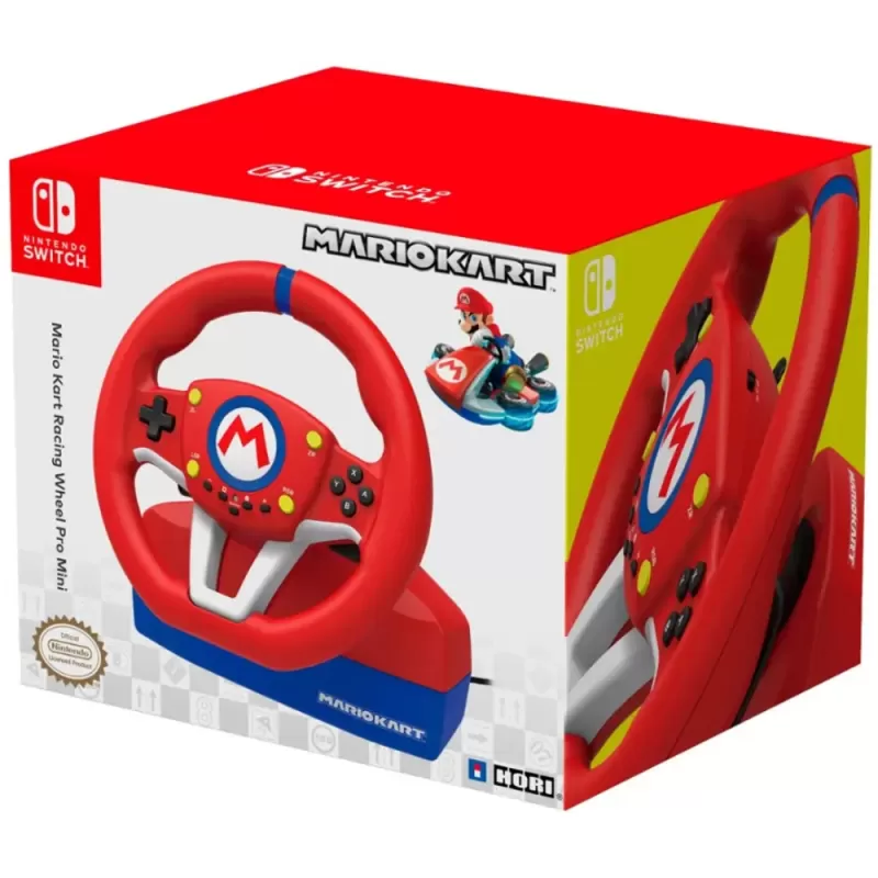 Volante Hori para Nintendo Switch Mario Kart Racing Wheel Pro Mini (NSW-204U)