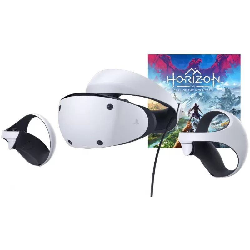 LENTES DE REALIDADE VIRTUAL SONY PLAYSTATION VR2 + HORIZON VR CALL OF THE  MOUNTAIN