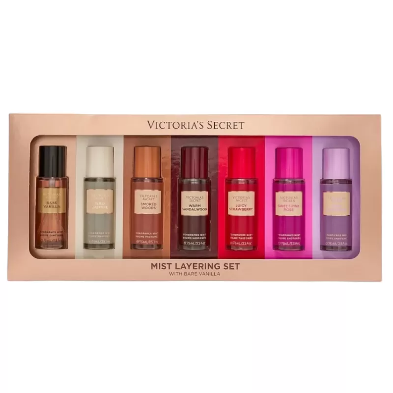 Kit Victoria's Secret Body Splash Layering - 75mL (7 unidades)
