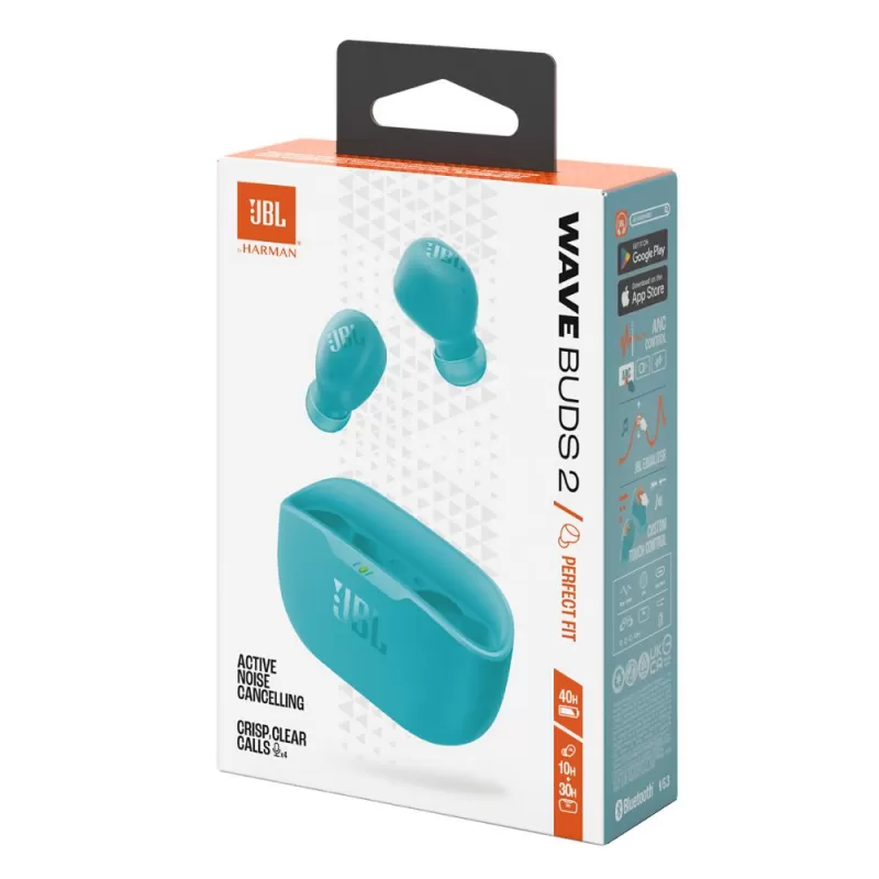 Auricular JBL Wave Buds 2 Bluetooth - Blue