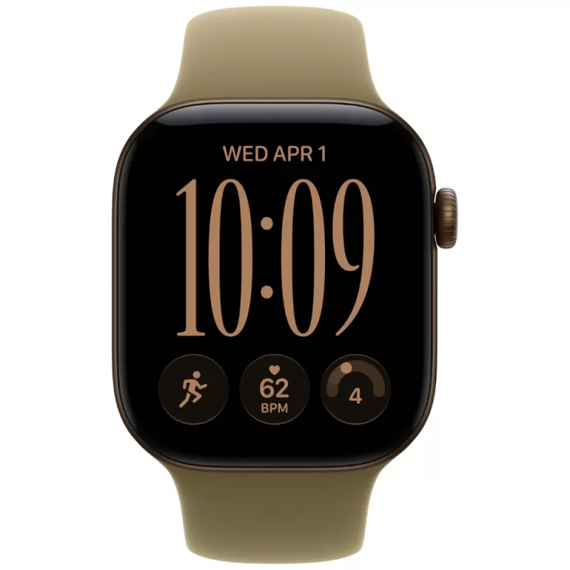 Apple Watch Series 12 MJEF4LS/A 42mm GPS - Dark Bronze Aluminum/Olive Sport Band