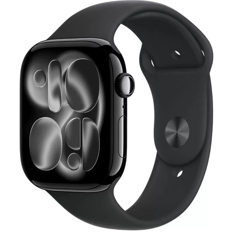Apple Watch Series 11 MEUW4LW/A 46mm GPS - Jet Black Aluminum/Black Sport Band (Caja Fea)