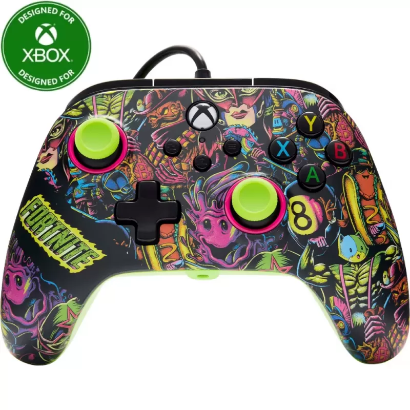 Control PowerA Xbox Series X/S/One/W11/W10 - Fortnite Glow (XBGP0438-01)