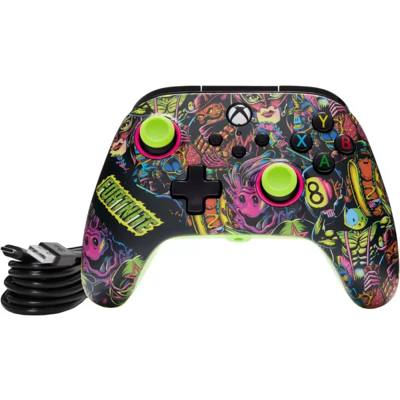 Control PowerA Xbox Series X/S/One/W11/W10 - Fortnite Glow (XBGP0438-01)