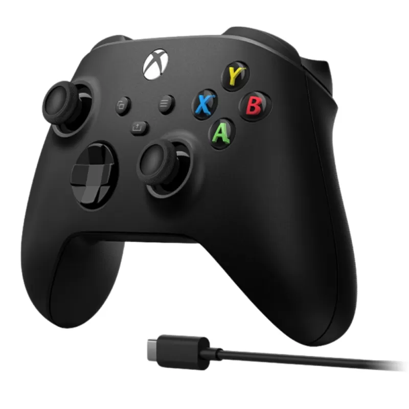 Control Wireless Microsoft Xbox Series X/S + Cable USB-C Black (Japonés)