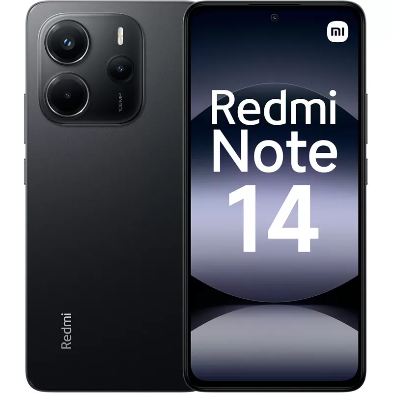 Smartphone Xiaomi Redmi Note 14 DS LTE 6.67" 8/256GB - Black (Slim Box)