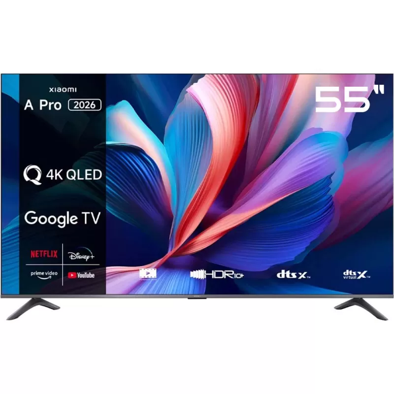Smart TV QLED Xiaomi 55" A Pro (2026) L55MB-APPH 4K Ultra HD