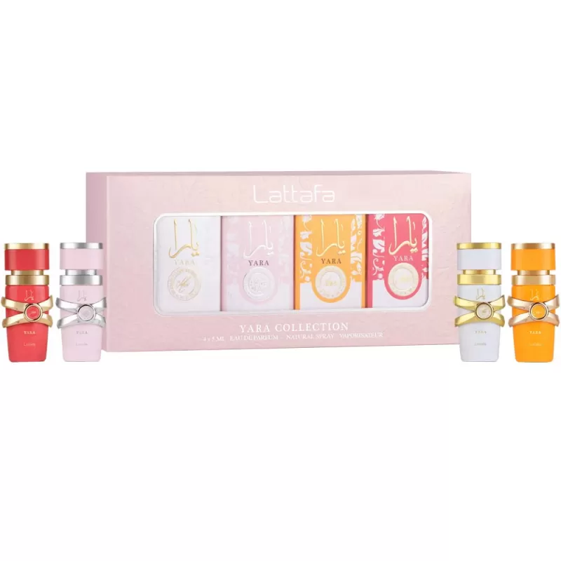 Kit Perfumes Miniatura Lattafa Yara Collection EDP Femenino - 4x5mL