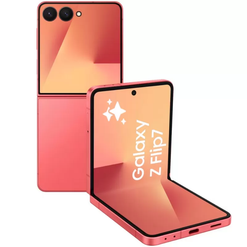 Smartphone Samsung Galaxy Z Flip7 SM-F766B SS 6.9" 12/512GB - Coral Red Smartphone Samsung Galaxy Z Flip7 SM-F766B SS 6.9" 12/512GB - Coral Red
